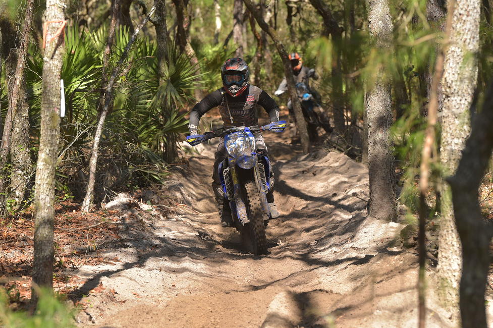 Rachael Archer (AmPro Yamaha) came through to earn second at the Wild Boar GNCC. Photo: Ken Hill
