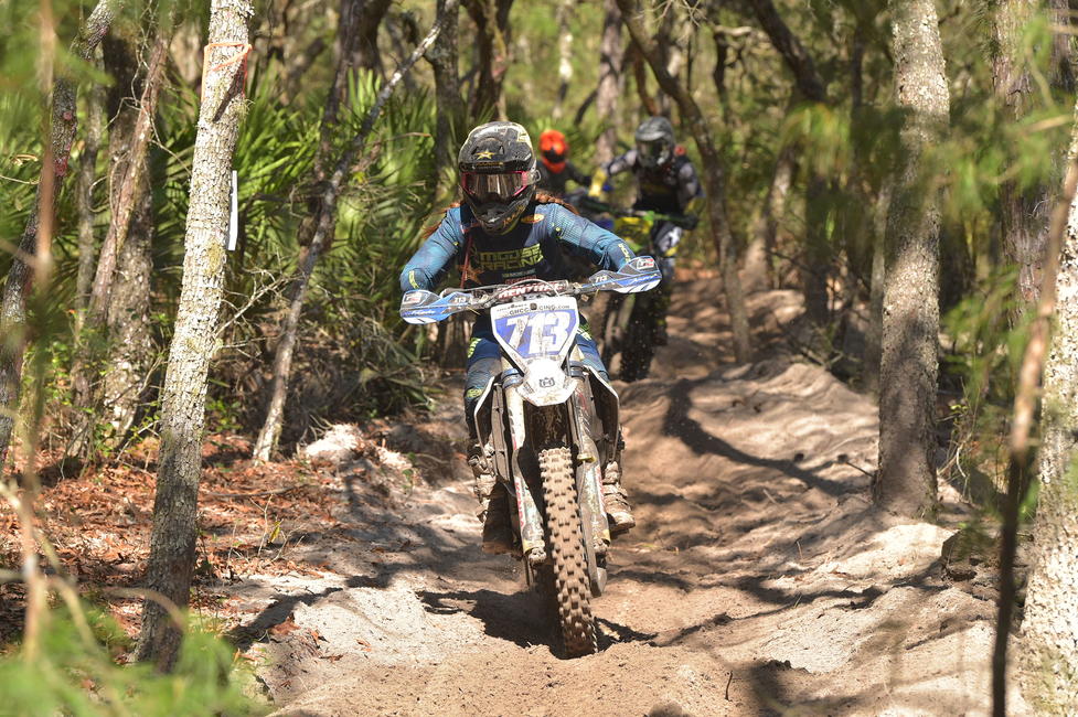 Tayla Jones (Rockstar Energy Husqvarna Factory Racing) rounded out the WXC podium in Florida. Photo: Ken Hill