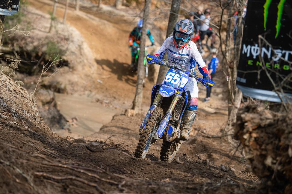 Rachael Archer (AmPro Yamaha) earned the WXC win in Georgia, and holds the points lead. Photo: Mack Faint