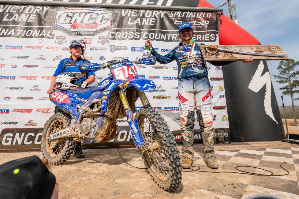 Baylor earned the overall win at Round 3, The Specialized General GNCC. Photo: Mack Faint