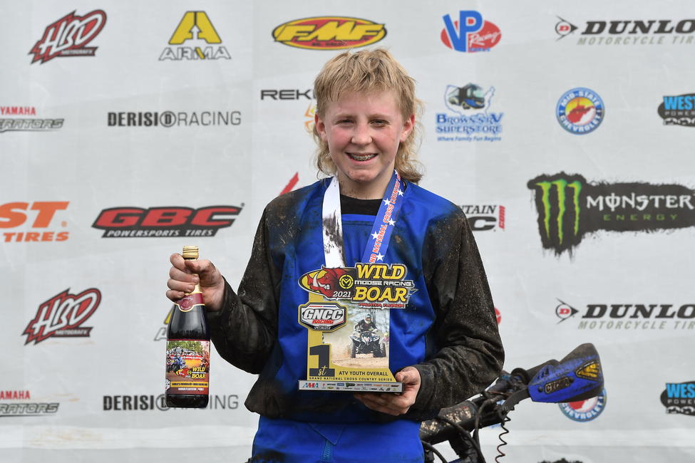 Youth ATV racing at Wild Boar GNCC. Photo: Ken Hill