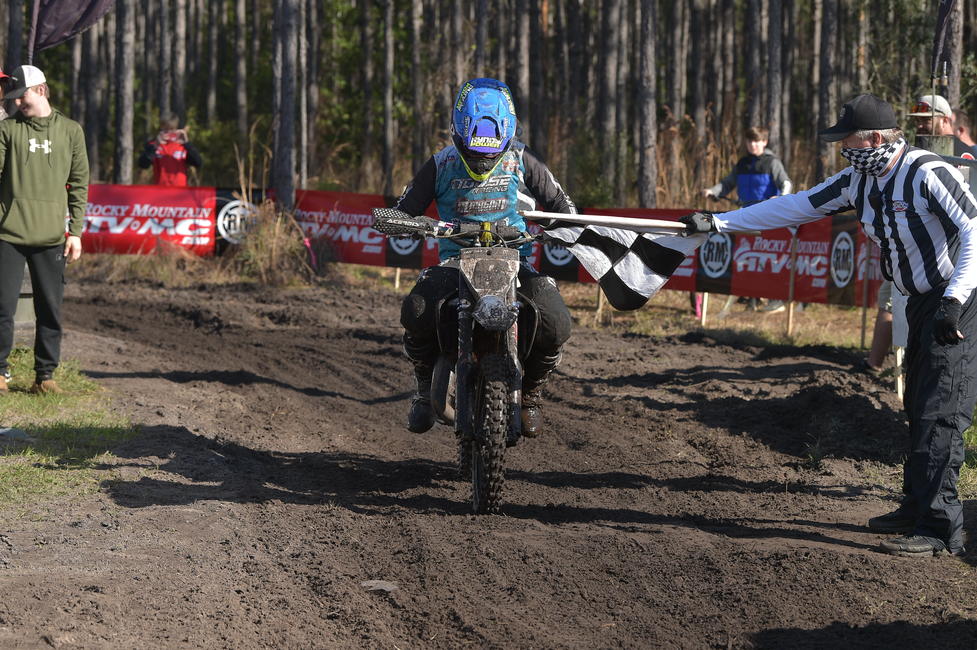 Chase Landers took the youth bike win at Wild Boar. Photo: Ken Hill
