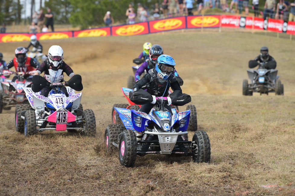 Traci Pickens grabbed the $100 BNR Motorsports WXC Holeshot Award at round four. Photo: Ken Hill