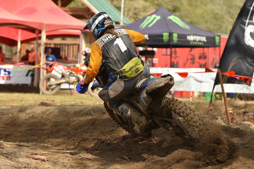 Becca Sheets captured her second WXC class win of the season at the Camp Coker Bullet GNCC. Photo: Ken Hill