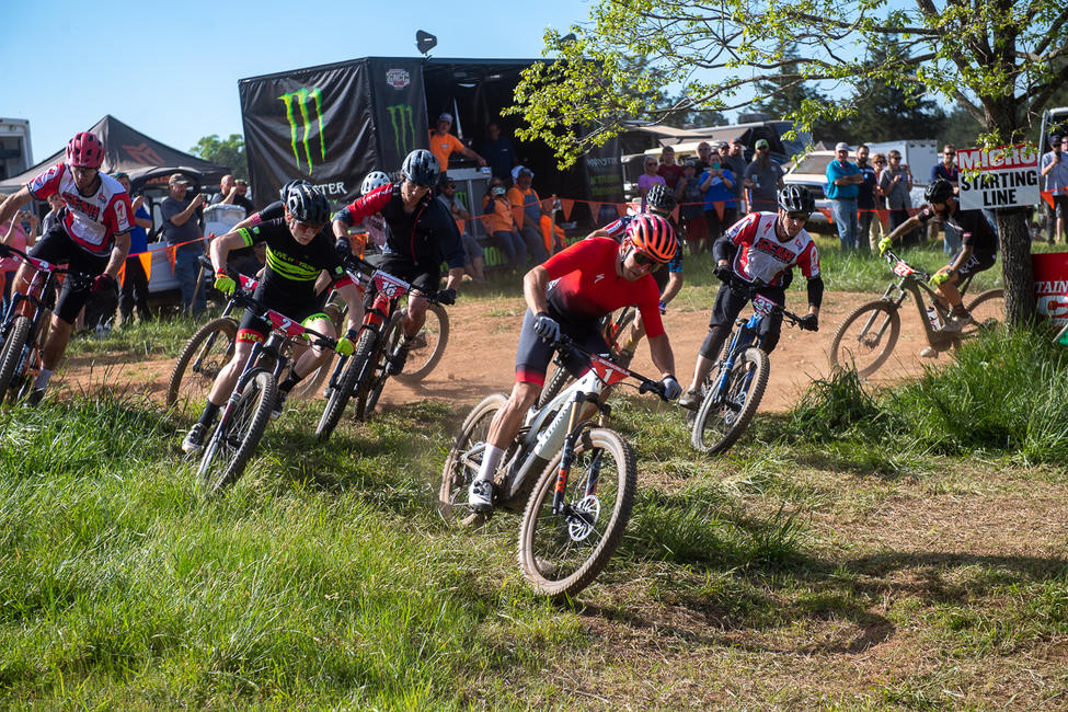 Eighty-nine competitors lined up to do battle in the hour-long race at the Tiger Run GNCC at Big Buck Farm. Photo: Shan Moore