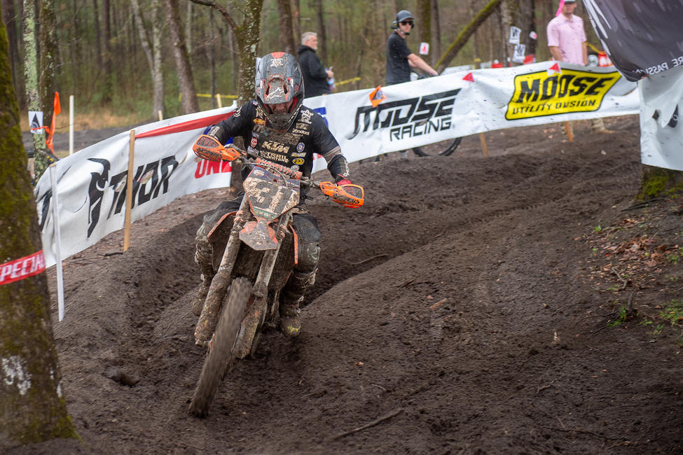 Brayden Nolette on his way to his best finish of the season. (Shan Moore photo)