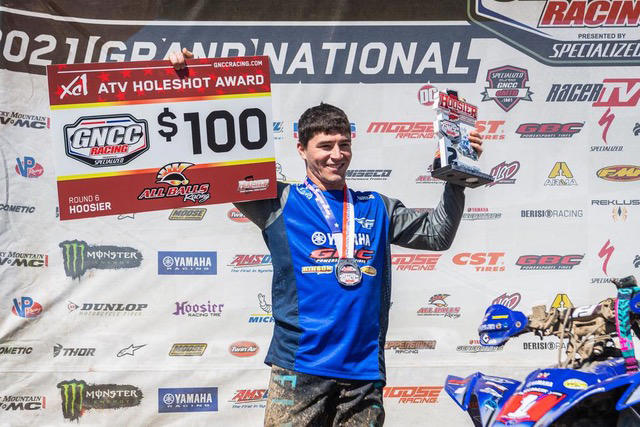 Walker Fowler finished second overall at the Hoosier GNCC.Photo: Shan Moore