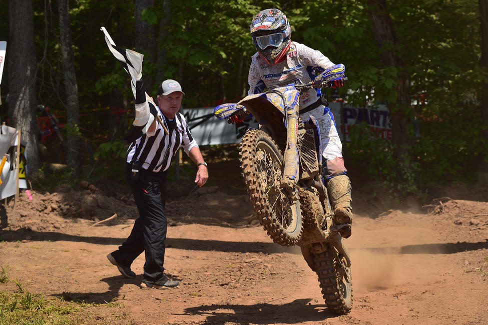 Rachael Archer (AmPro Yamaha) took her third WXC and morning overall win of 2021 at The John Penton GNCC. Photo: Ken Hill