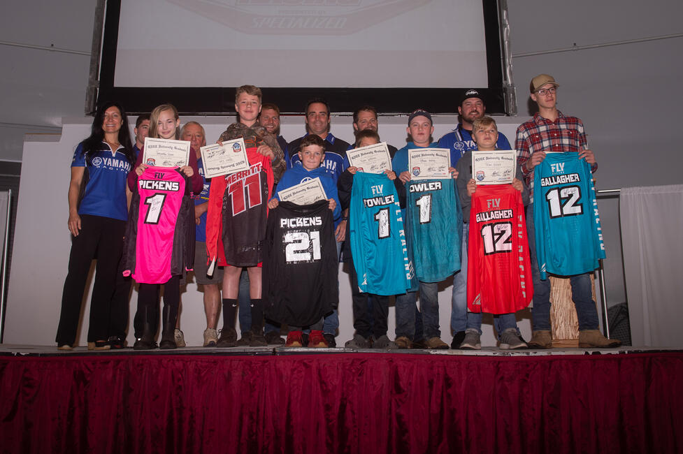 Gallagher along with the fellow GNCC University instructors. Photo: Ken Hill