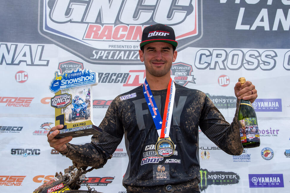 Landon Wolfe (OBOR/Can-Am/DeRisi Racing) clinched the Snowshoe 4x4 Pro win. Photo: Ken Hill