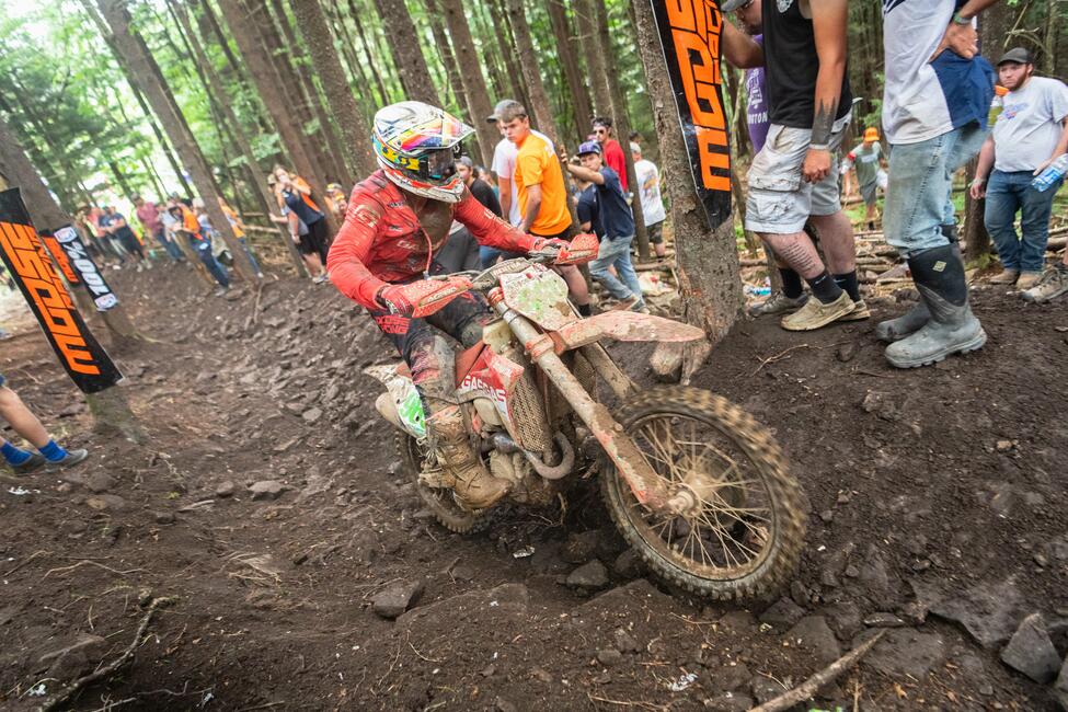 Johnny Girroir (Coastal GASGAS Factory Racing) earned his sixth XC2 250 Pro class win of the season. Photo: Mack Faint