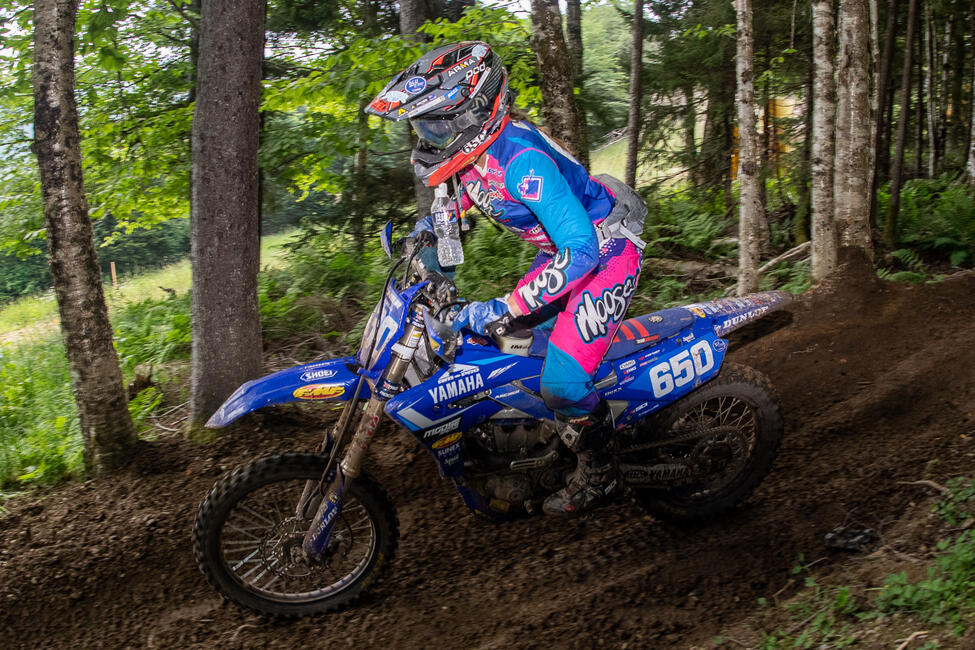 Rachael Archer (AmPro Yamaha) brought home the WXC win at round nine. Photo: Ken Hill