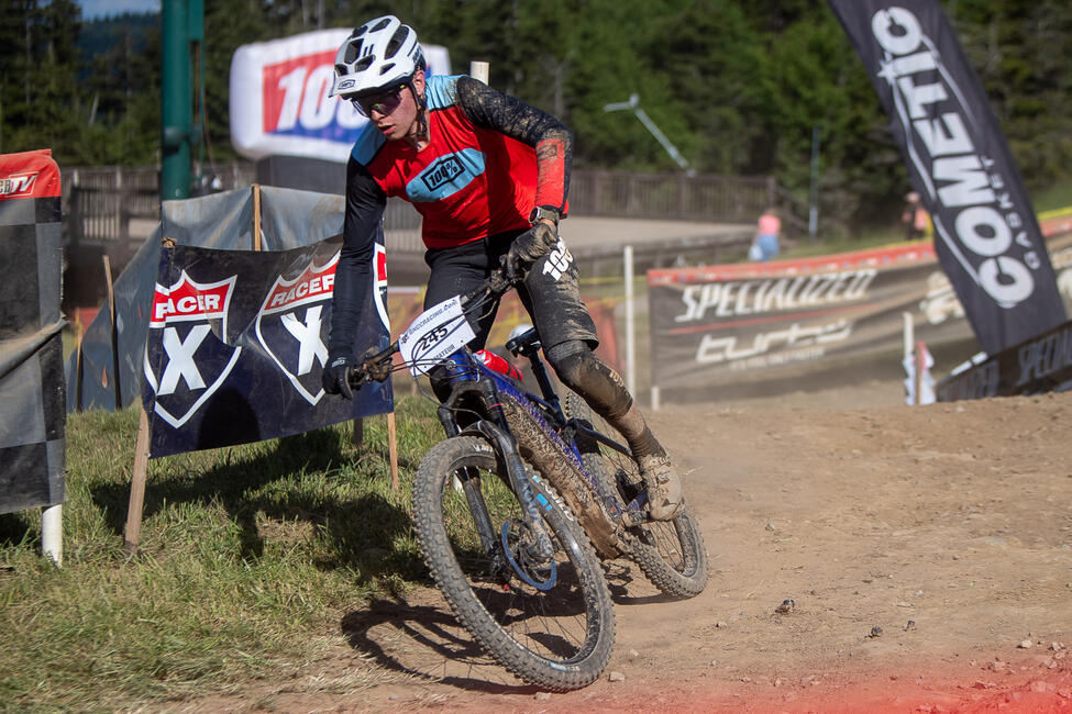 AmPro Yamaha’s Ty Teasdale continued his domination of the class and has now won all but one of the nine rounds. Photo: Shan Moore