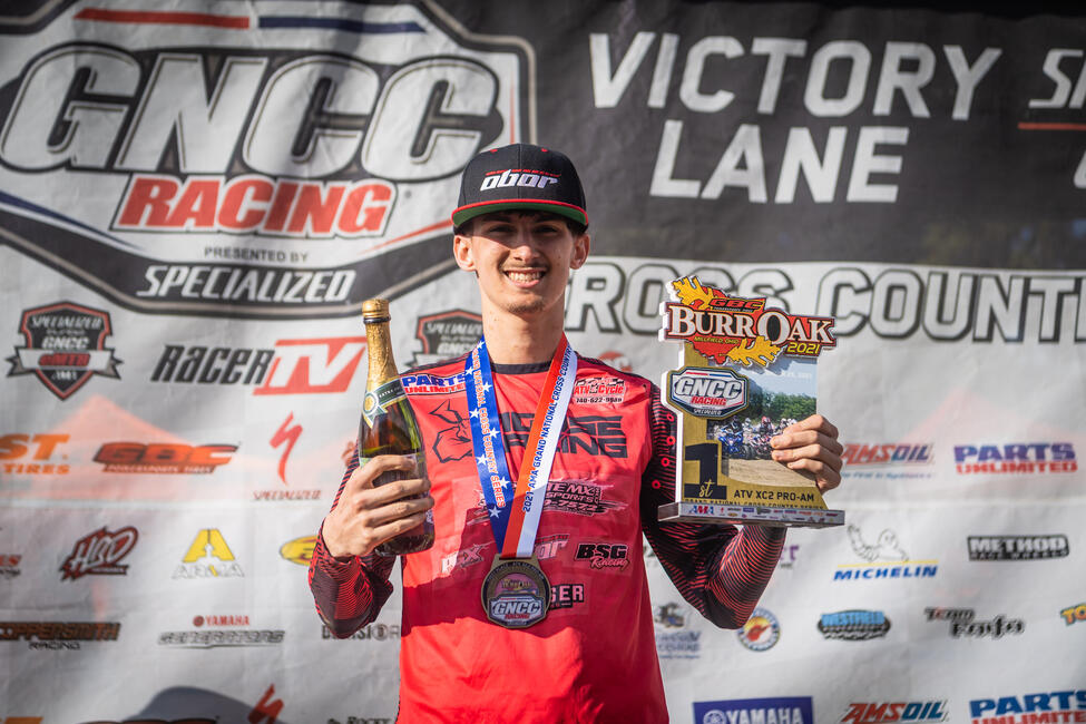 Branden Owens earned the XC2 Pro-Am class win on Saturday. Photo: Mack Faint