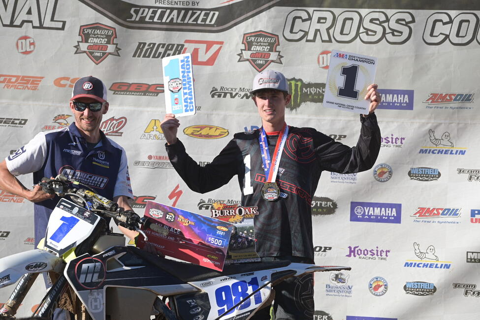 Jonathan Johnson clinched the FMF XC3 125 Pro-Am GNCC National Championship two rounds early. Photo: Ken Hill