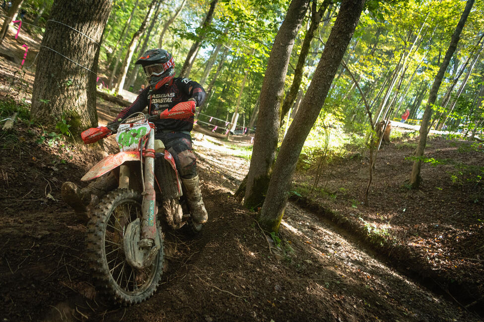 Jonathan Girroir earned his eighth XC2 250 Pro class win of the season. Photo: Mack Faint