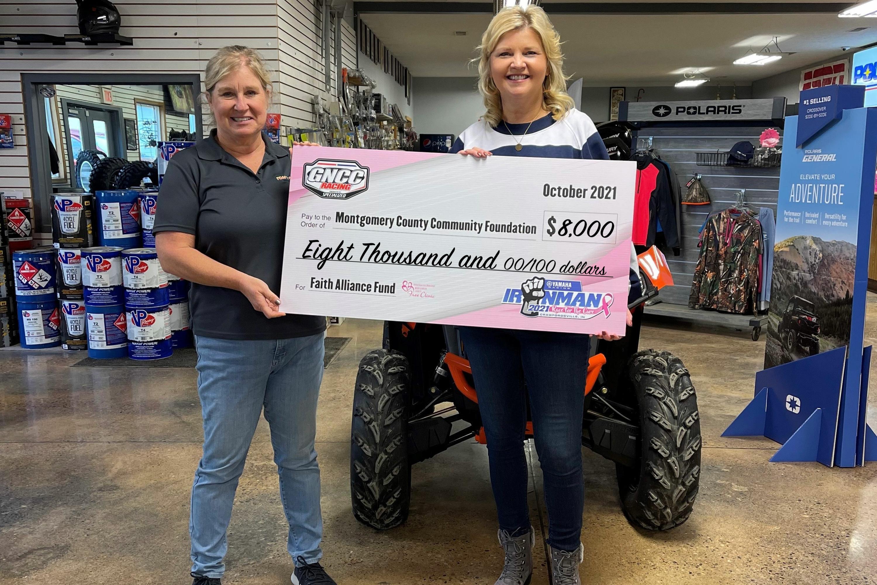 GNCC Racing and Partners Raise $8,000 in Support of Breast Cancer Awareness at Yamaha Racing Ironman