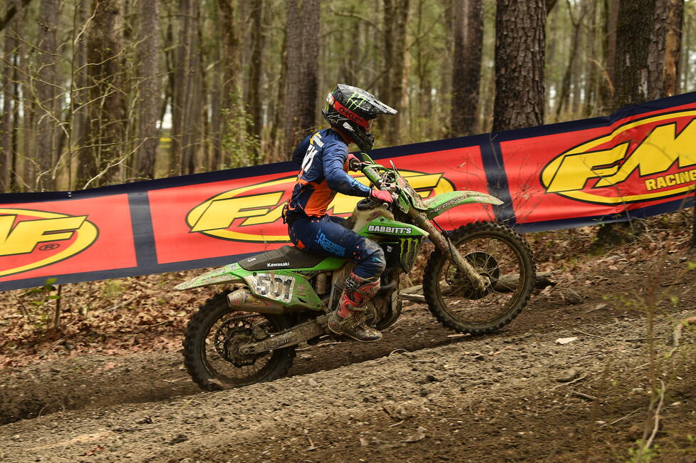 Cunningham earned the 250 A GNCC National Championship this year. Photo: Ken Hill