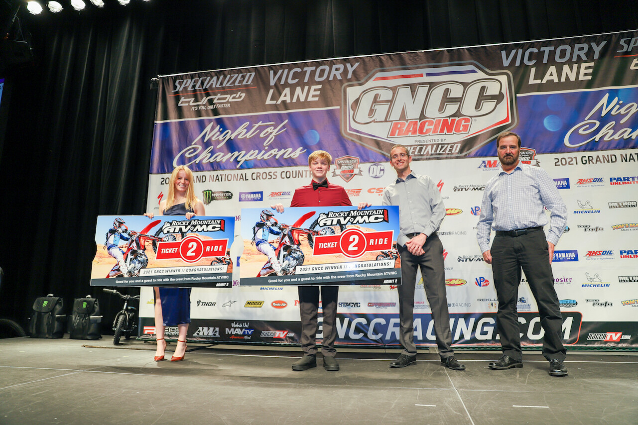 Four racers were awarded a Ticket 2 Ride this Spring in Moab, Utah with the Rocky Mountain ATV/MC crew.