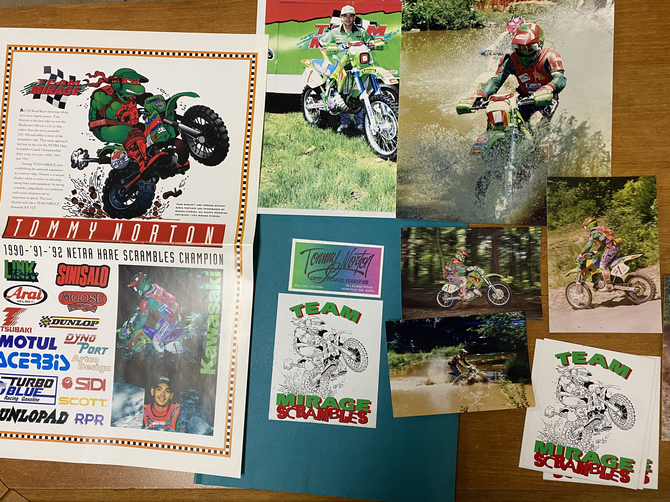 Tommy Norton's 1993 Press Kit