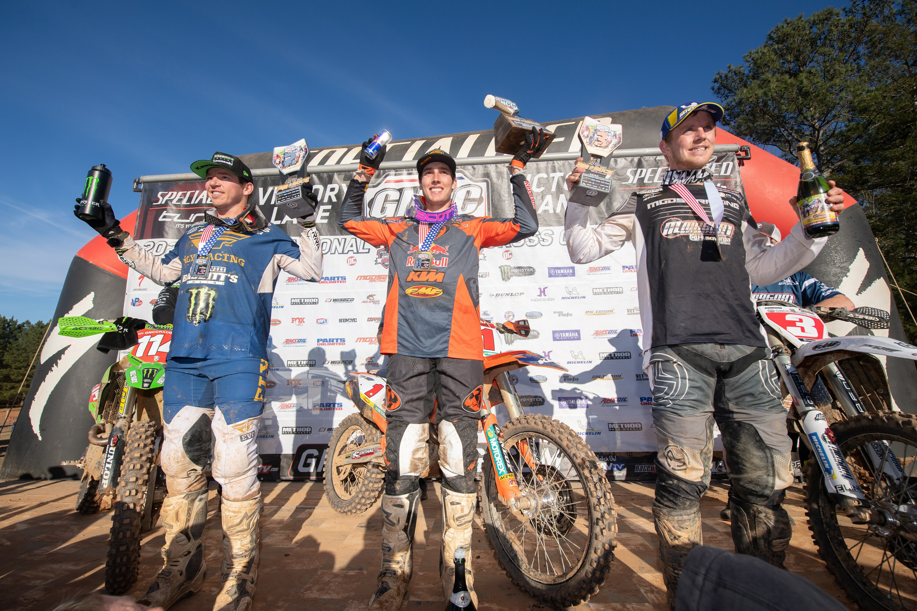 FMF KTM's Ben Kelley Off to a Strong GNCC Title Defense With Round 1 Victory in South Carolina