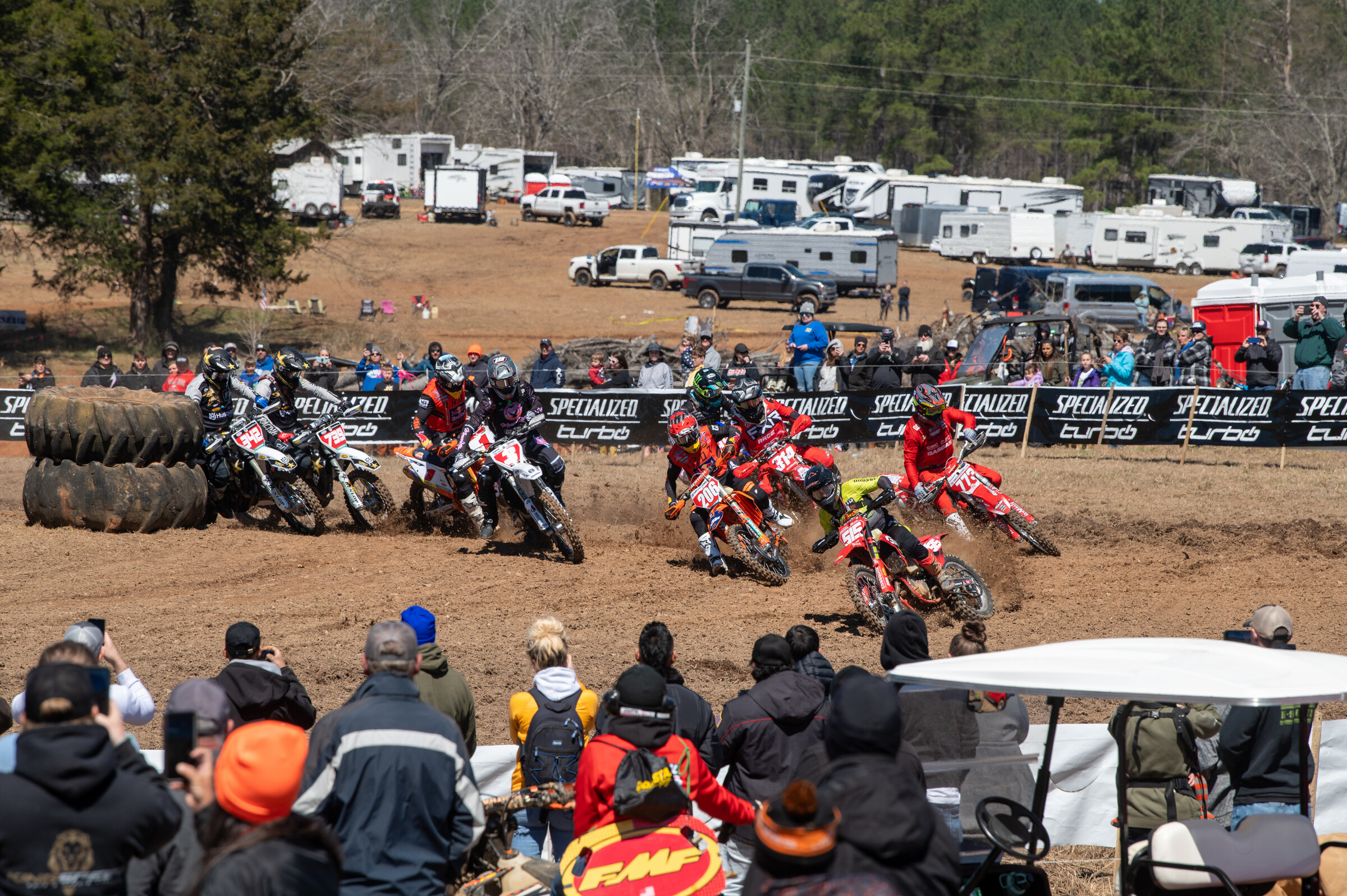 These guys finally ended up with the best conditions of a race weekend!