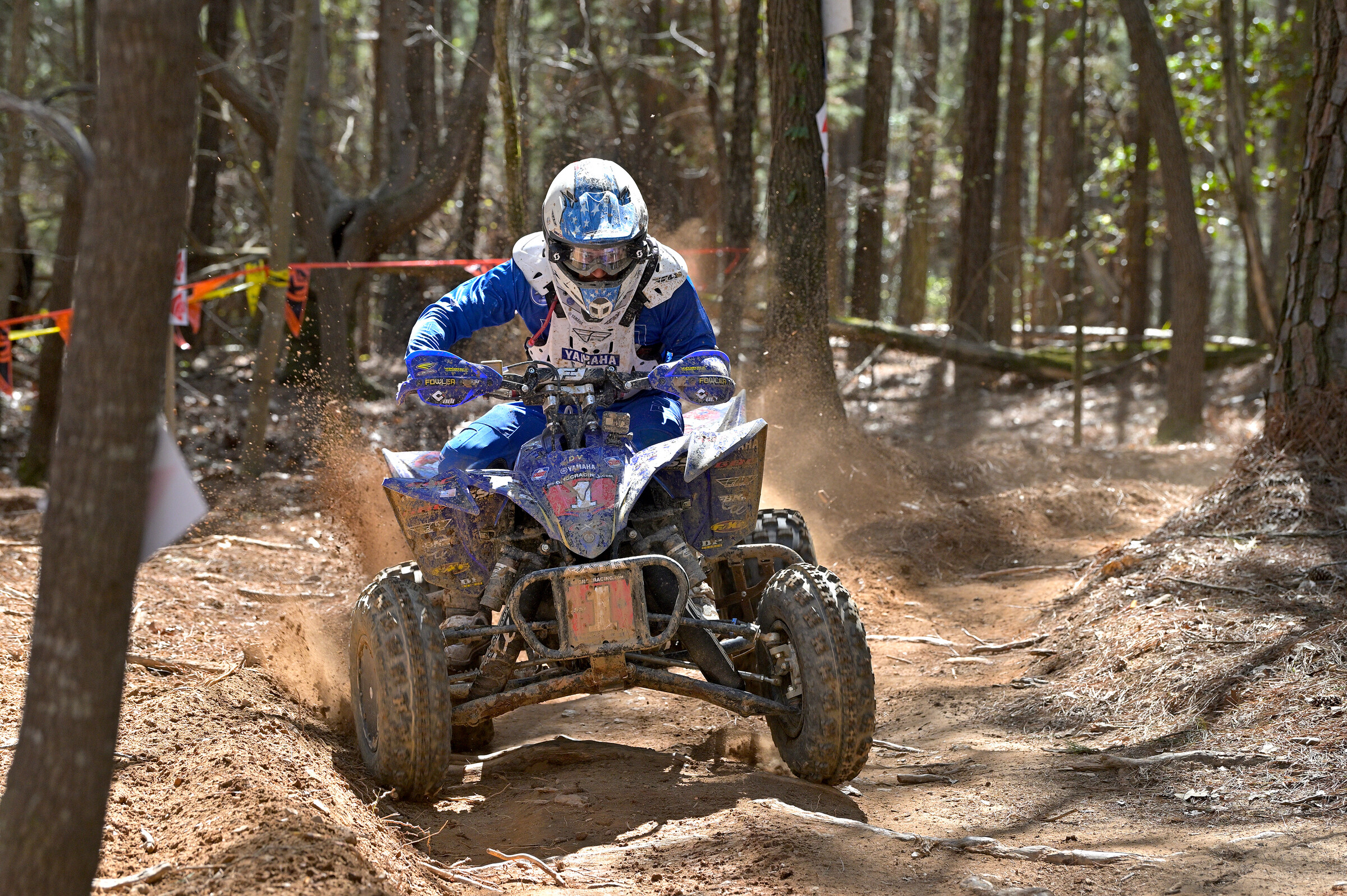 Walker Fowler (WFR/GBC/Fly Racing/Yamaha) would push through to earn second overall in South Carolina.