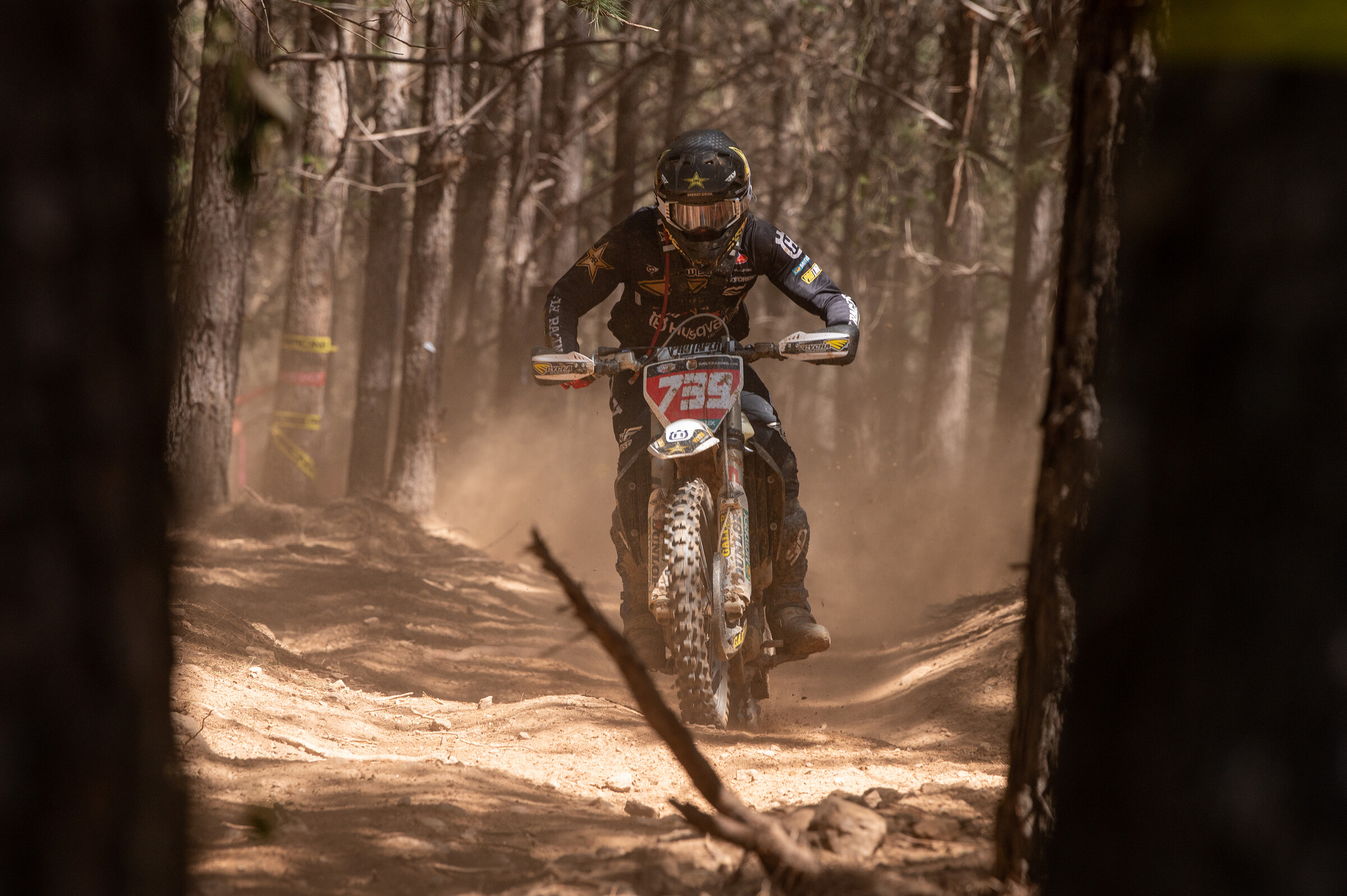 Trevor Bollinger (Rockstar Energy Husqvarna Factory Racing) returned to the podium after battling back to earn third overall on the day. 