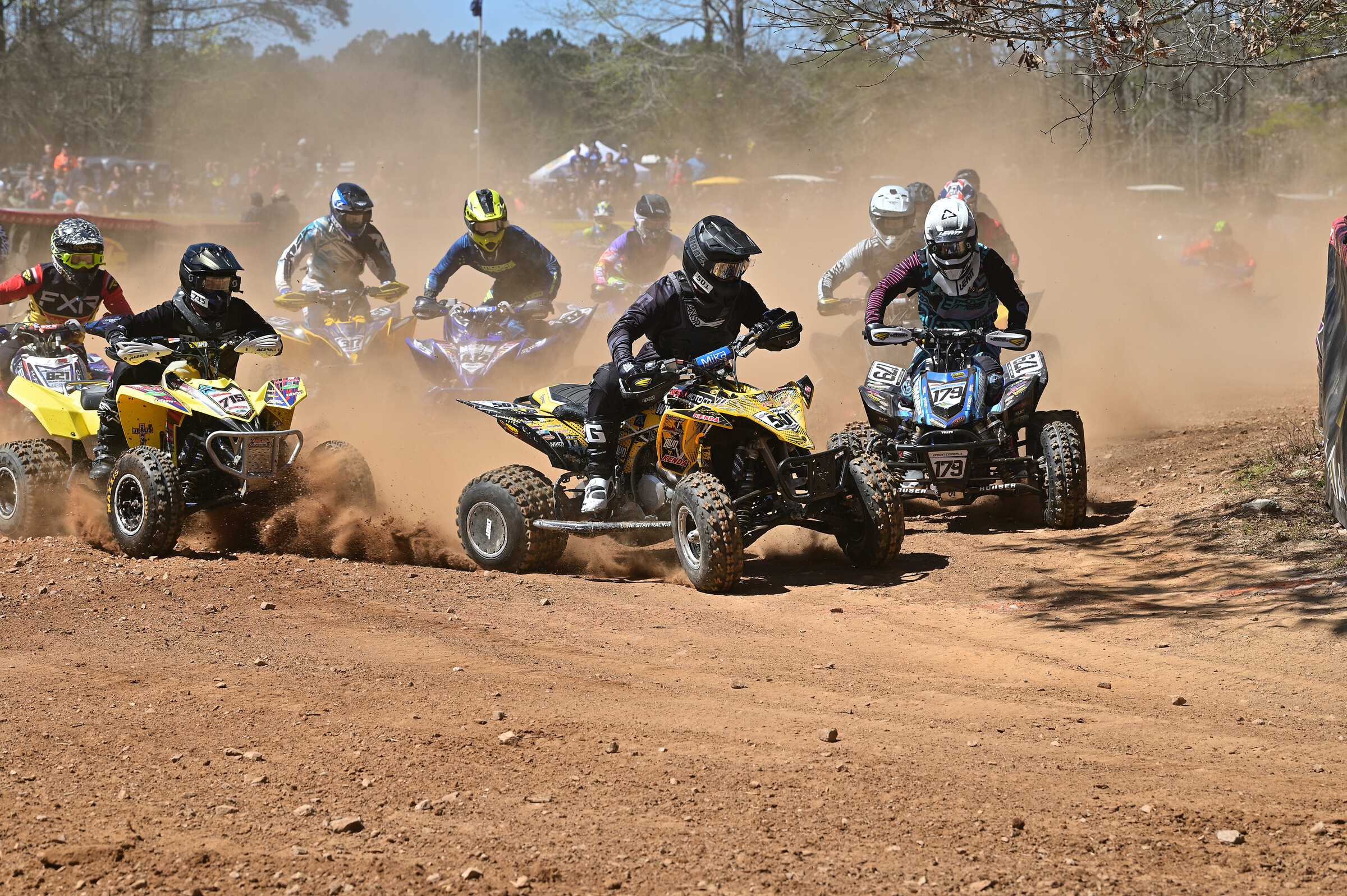 Seth Wilson (#501) currently sits sixth in the Junior A class points standings after 4 rounds of racing.