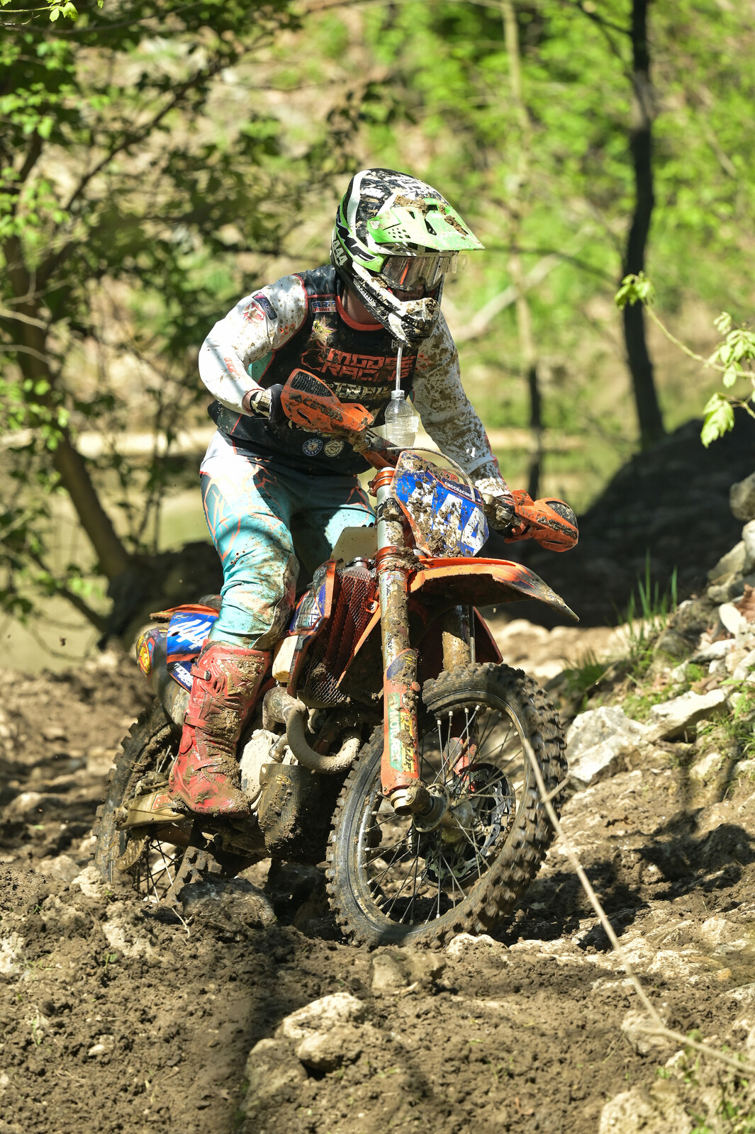 Korie Steede (Trail Jesters KTM) earned the WXC win in Indiana.