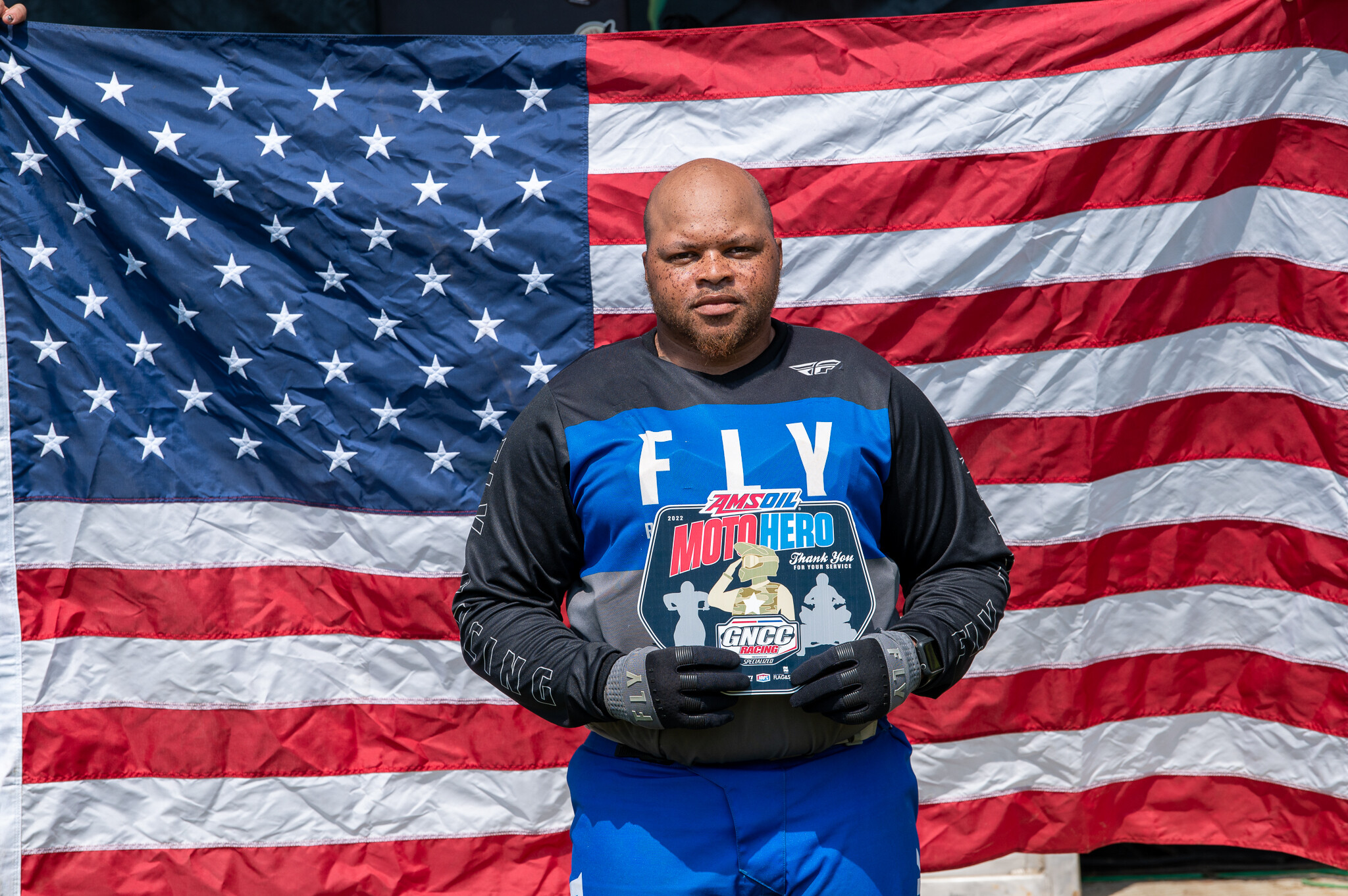 Charles Marshall was awarded the AMSOIL Moto Hero in Ohio.