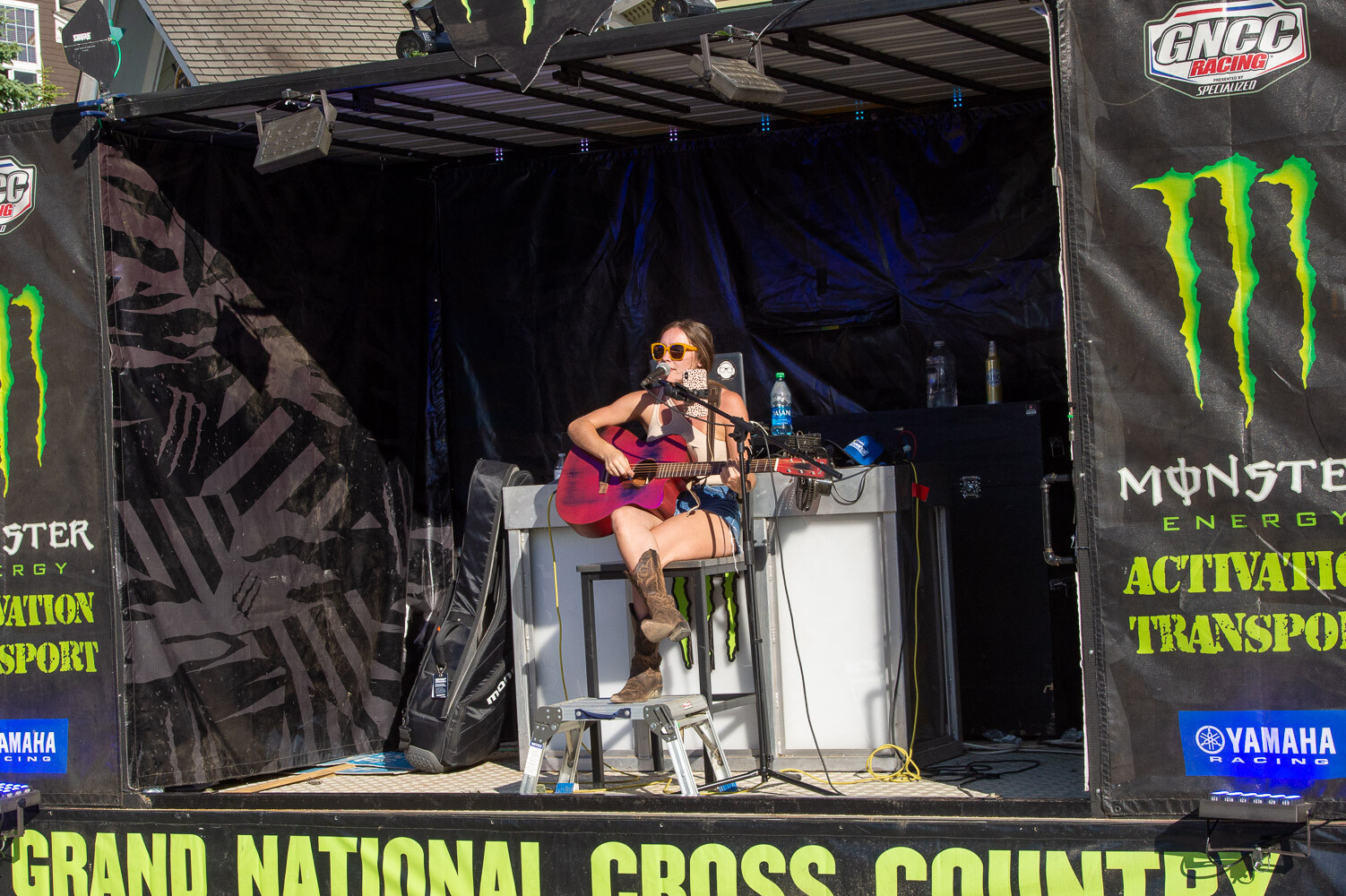 Kaylin Roberson hits the stage once again at the Snowshoe GNCC.