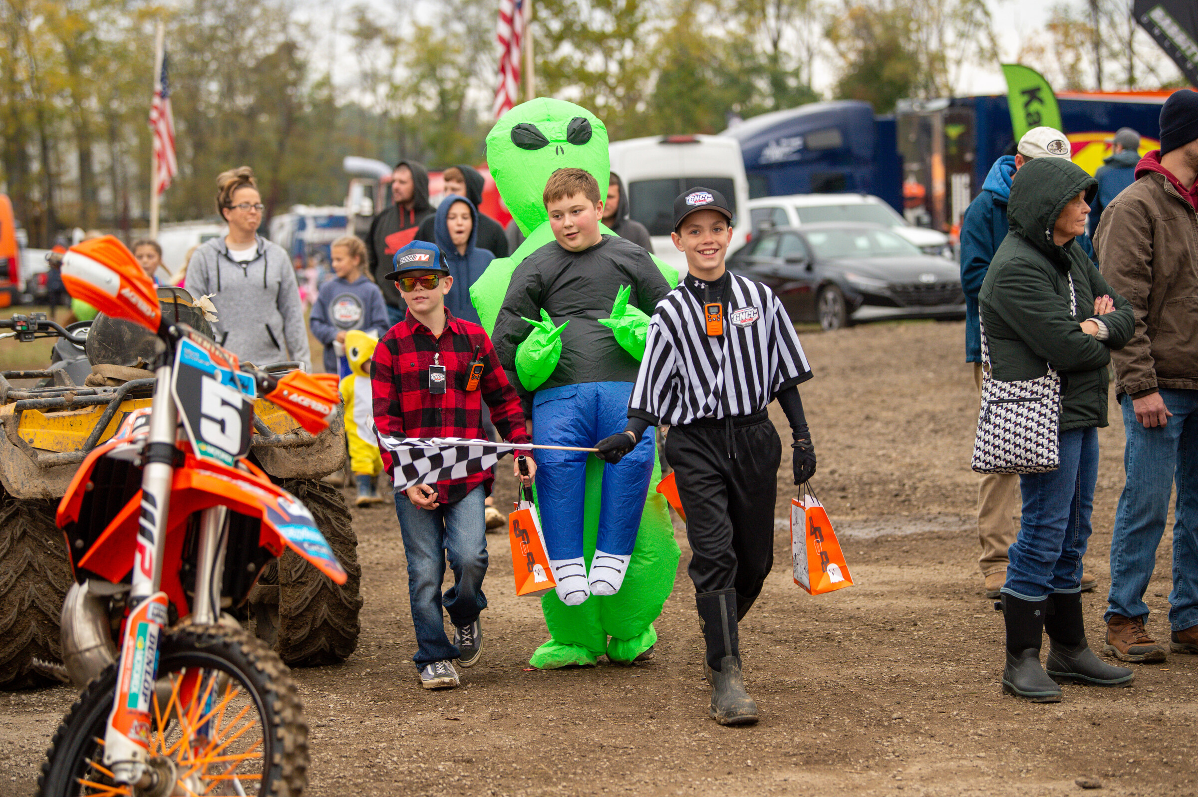 Trick-Or-Treating, ePeeWee Racing and a Costume Contest will take place throughout the weekend.