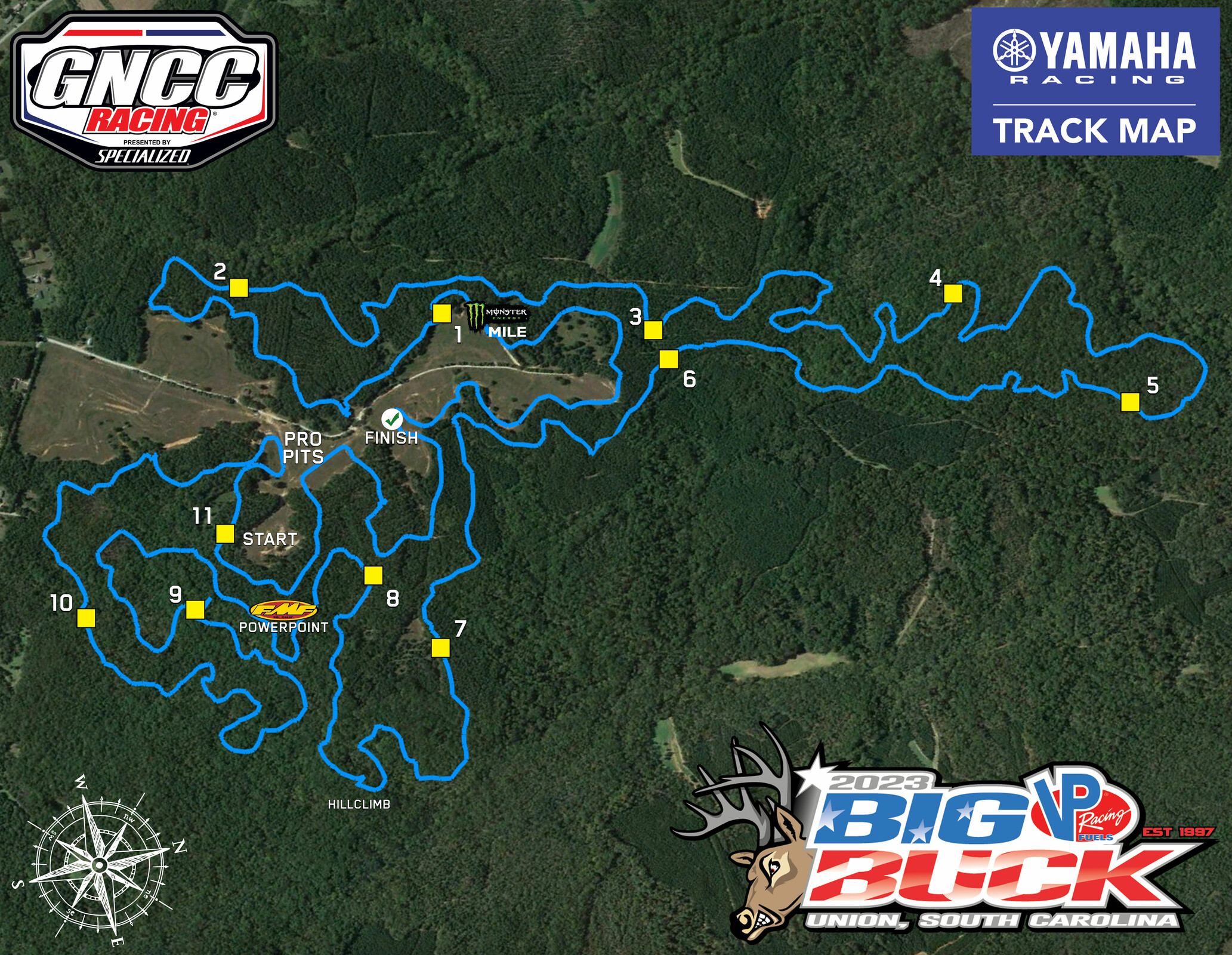 Rd 1 Big Buck Event Maps GNCC Racing