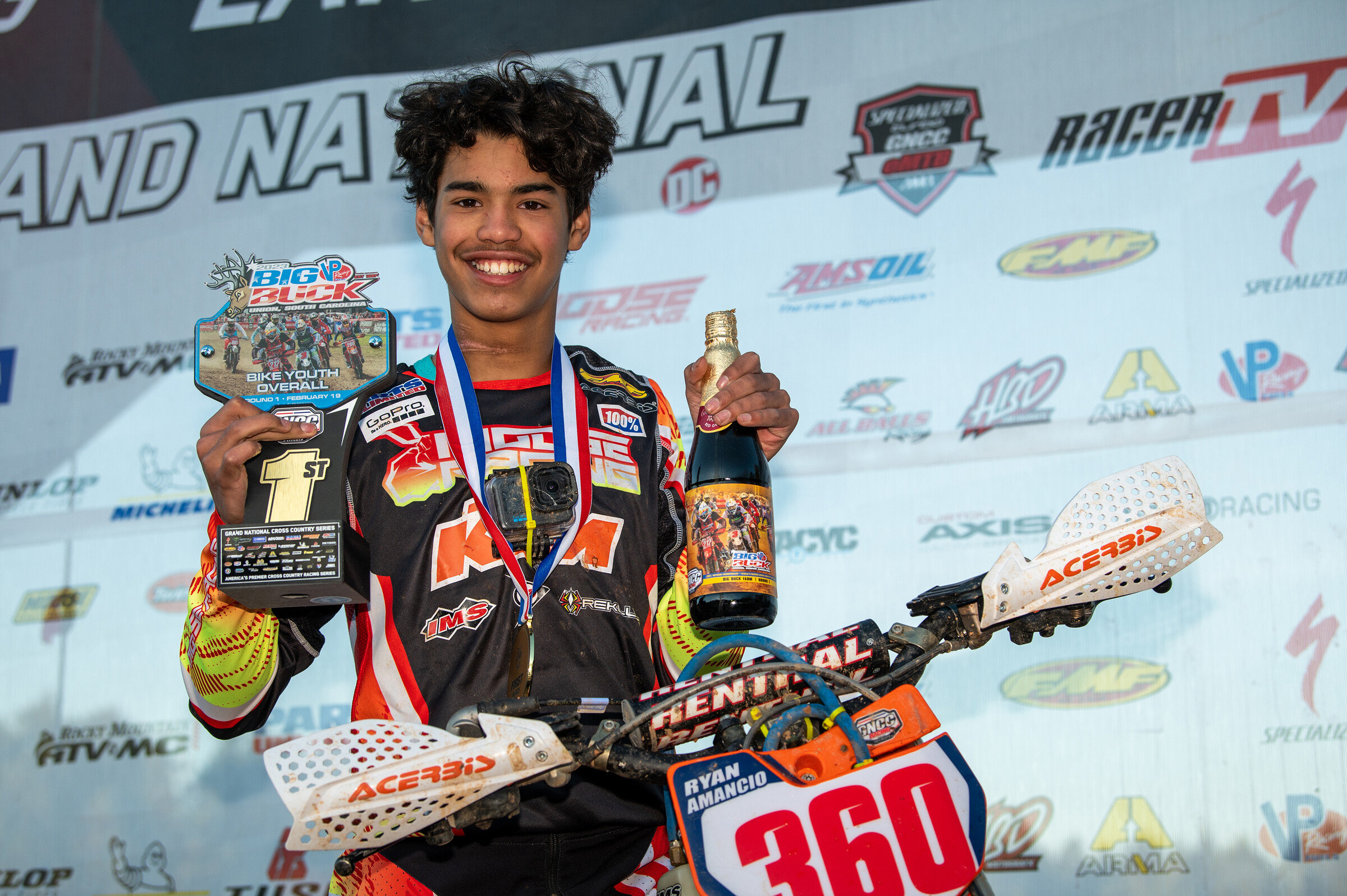 Ryan Amancio grabbed the Youth Bike overall win on Saturday afternoon.