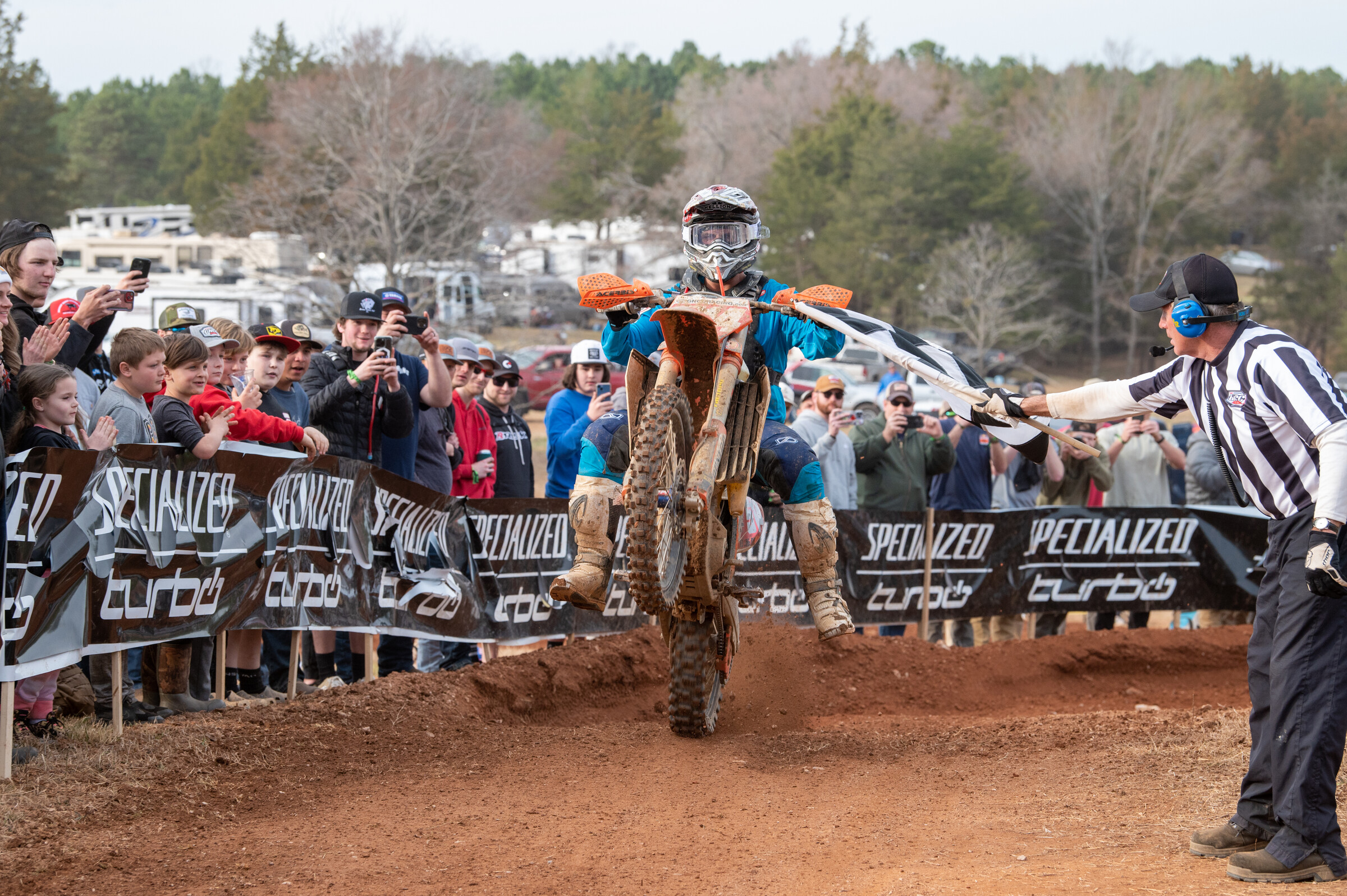 Steward Baylor wins GNCC Opener in South Carolina.