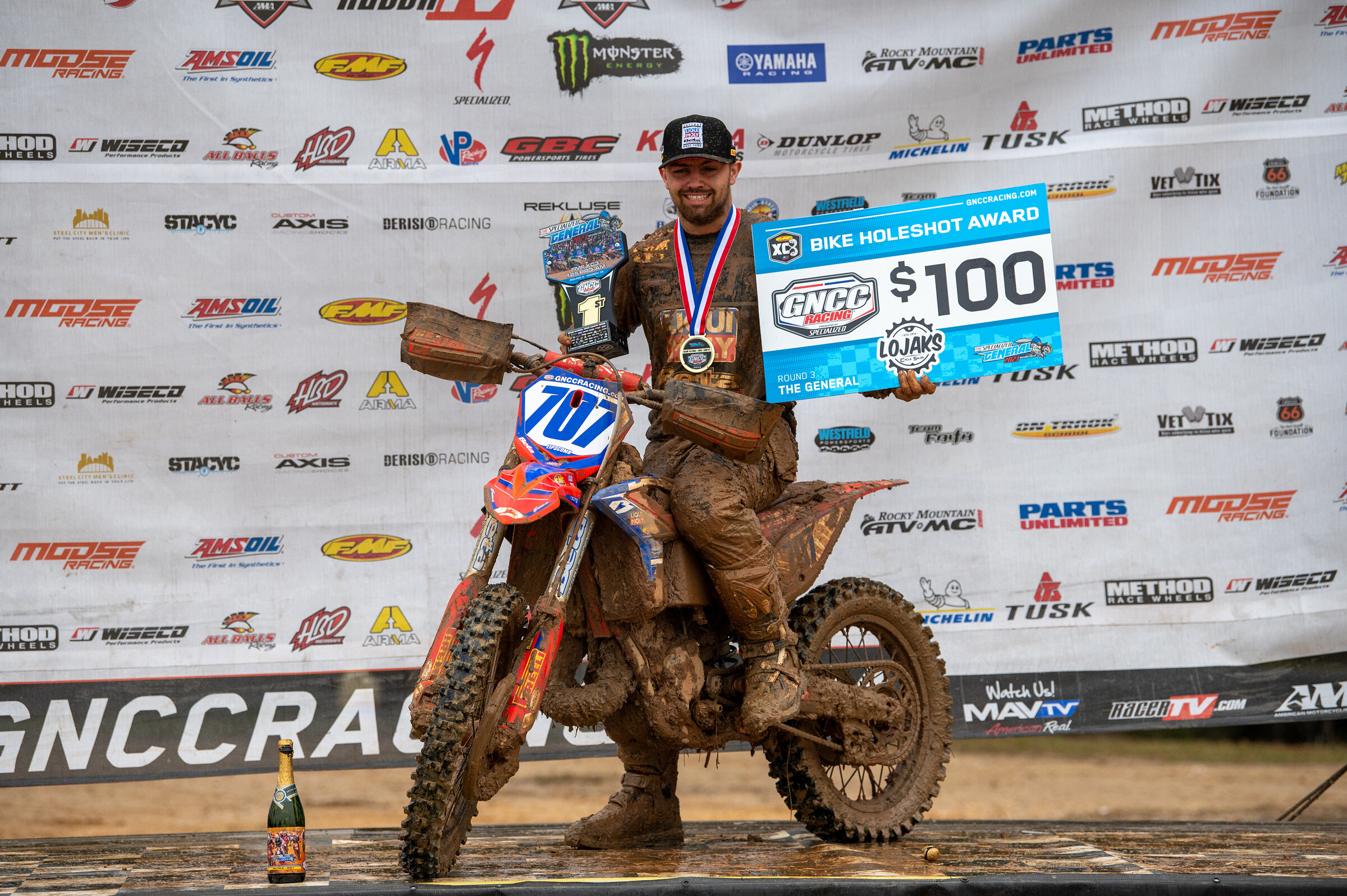 Jason Lipscomb (Liqui Moly Factory Beta Racing) earned the FMF XC3 125 Pro-Am class win.