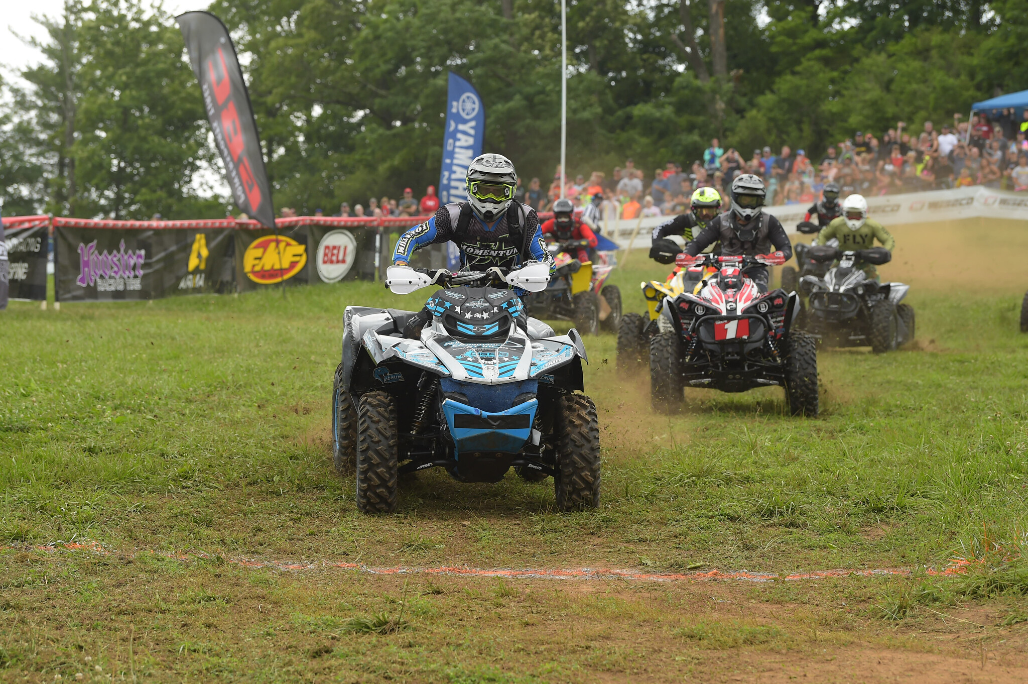 Parker grabbing the holeshot in Ohio