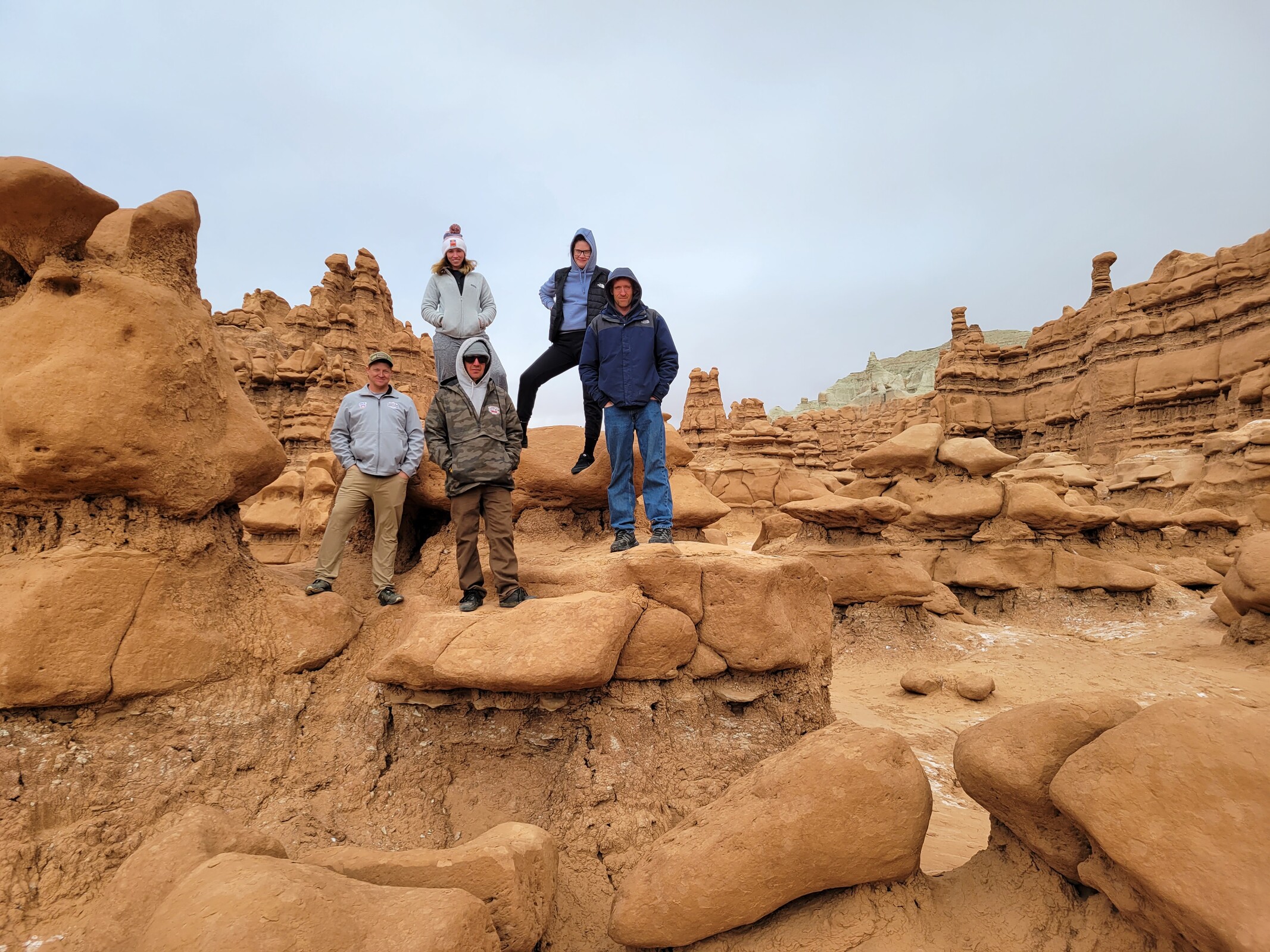 And here's a shot of the GNCC racers (and one goofy looking GNCC staff guy!) at the Goblin Valley State Park in Utah after wrapping up the Rocky Mountain ATV/MC Ticket to Ride. I feel like this could be an album cover...