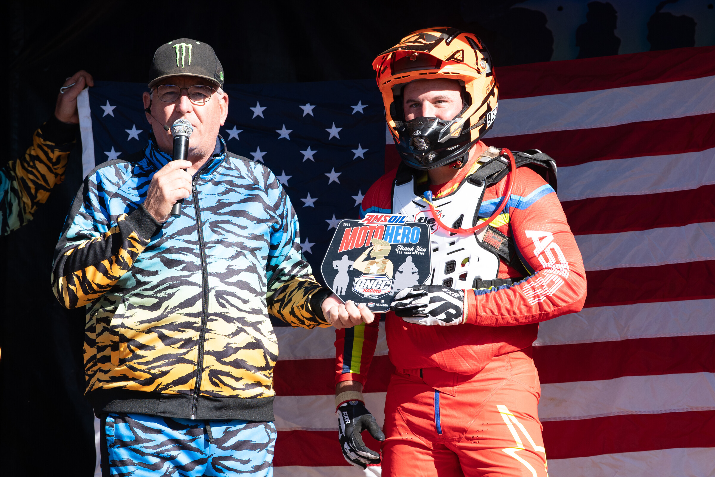 Broc French was awarded the AMSOIL Moto Hero honors at Tiger Run.