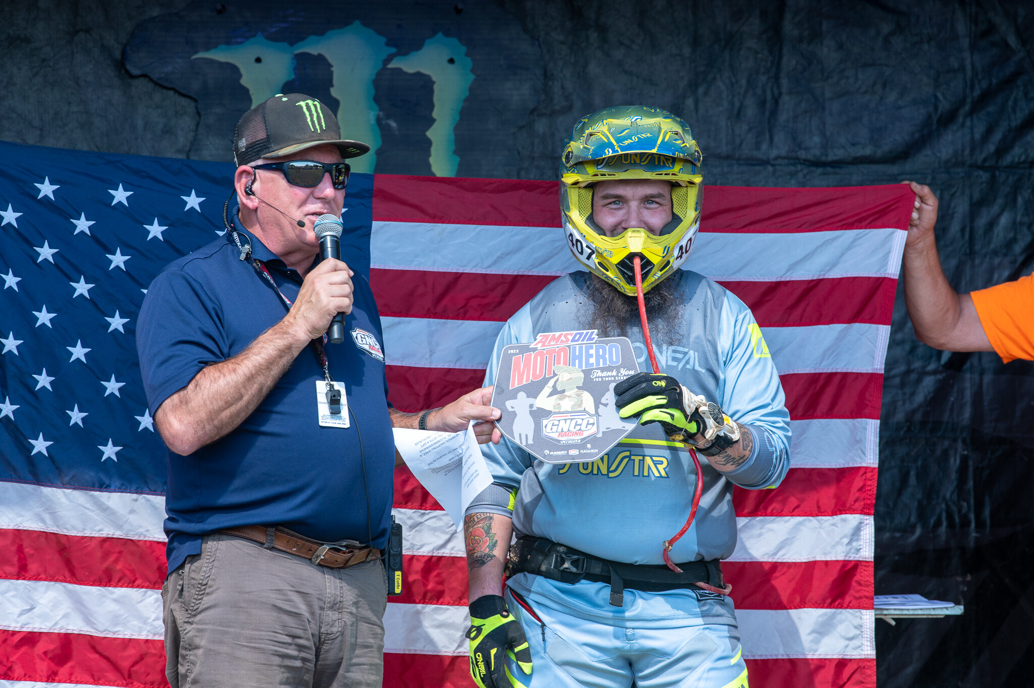 Doug Kirik was awarded the AMSOIL Moto Hero at round five.