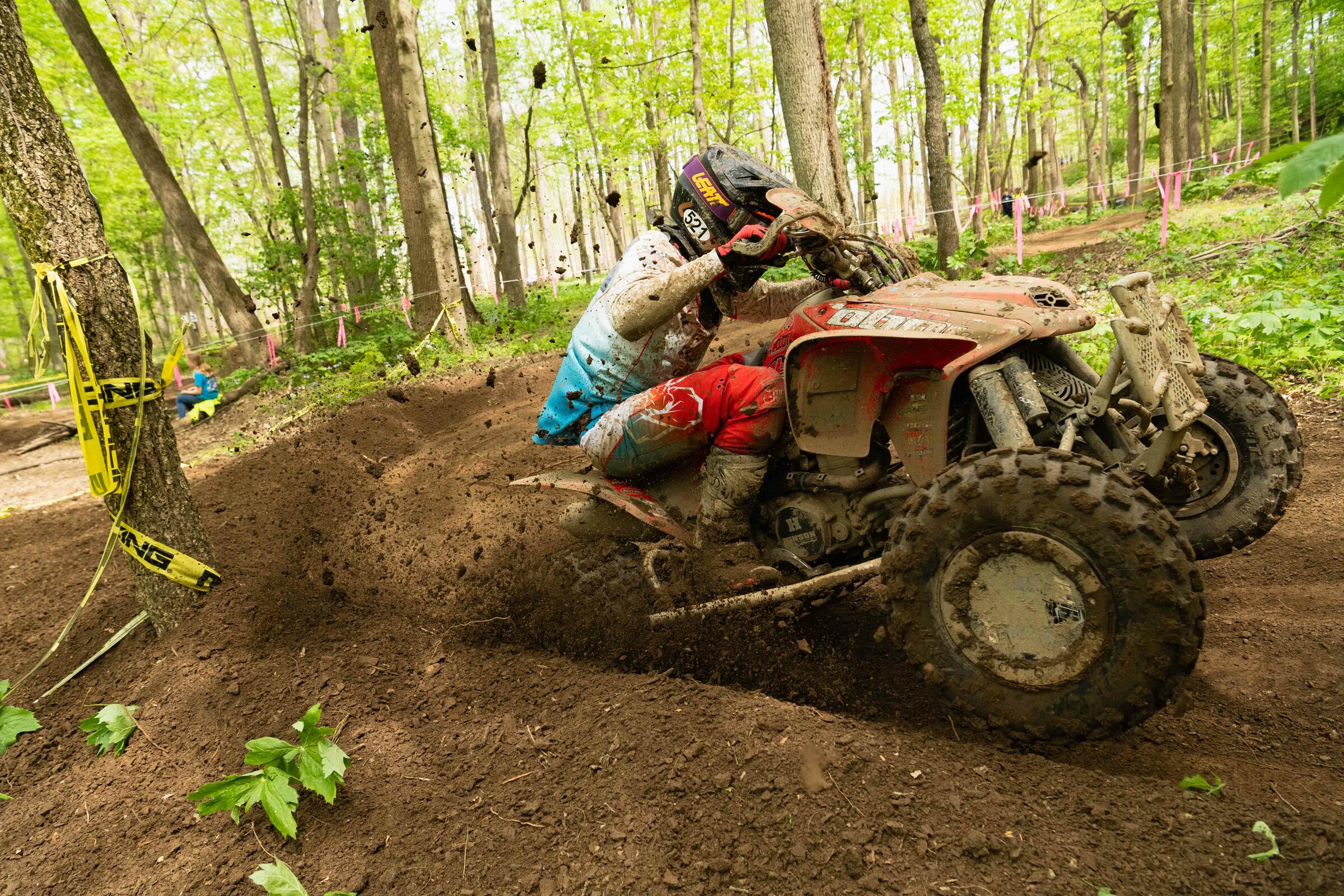 Adam McGill (OBOR Tires/Moose Racing/Parts Unlimited) earned second overall in Indiana, his first podium of the season.