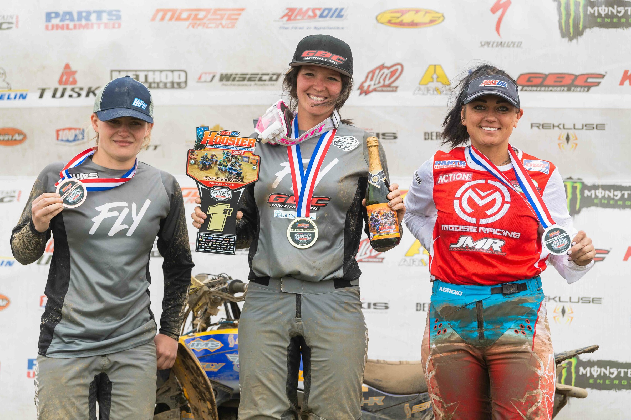 Elioff (center), Osburn (right) and Hunter (left) rounded out the top three finishers.