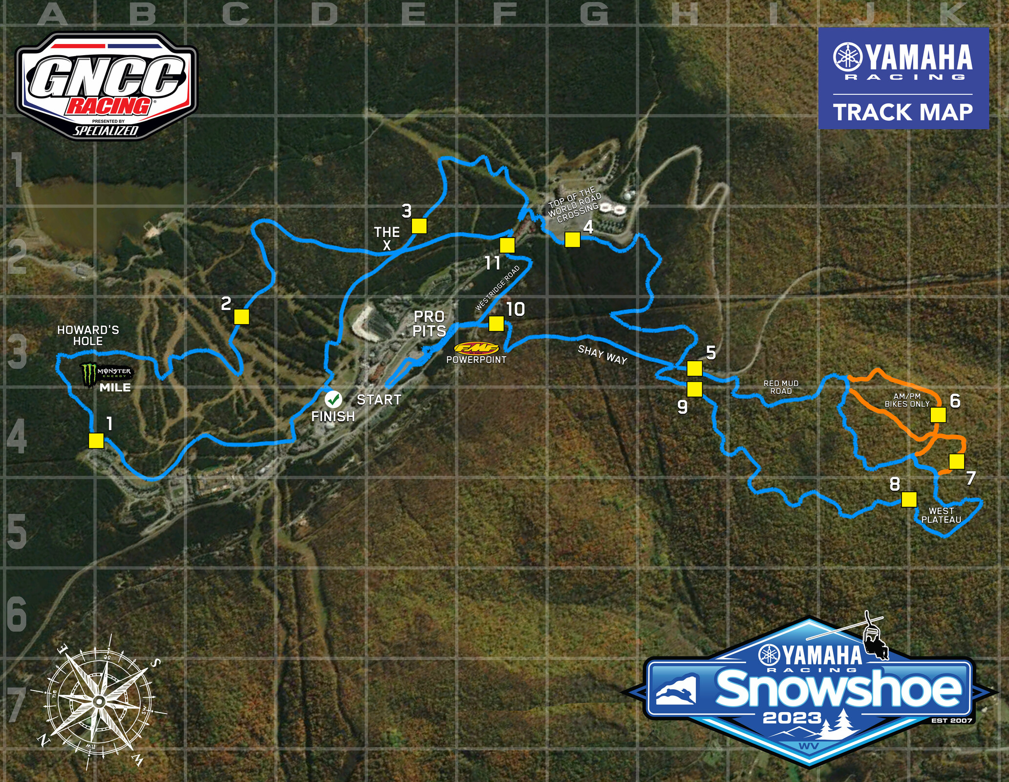 Rd 9 Snowshoe Event Maps GNCC Racing