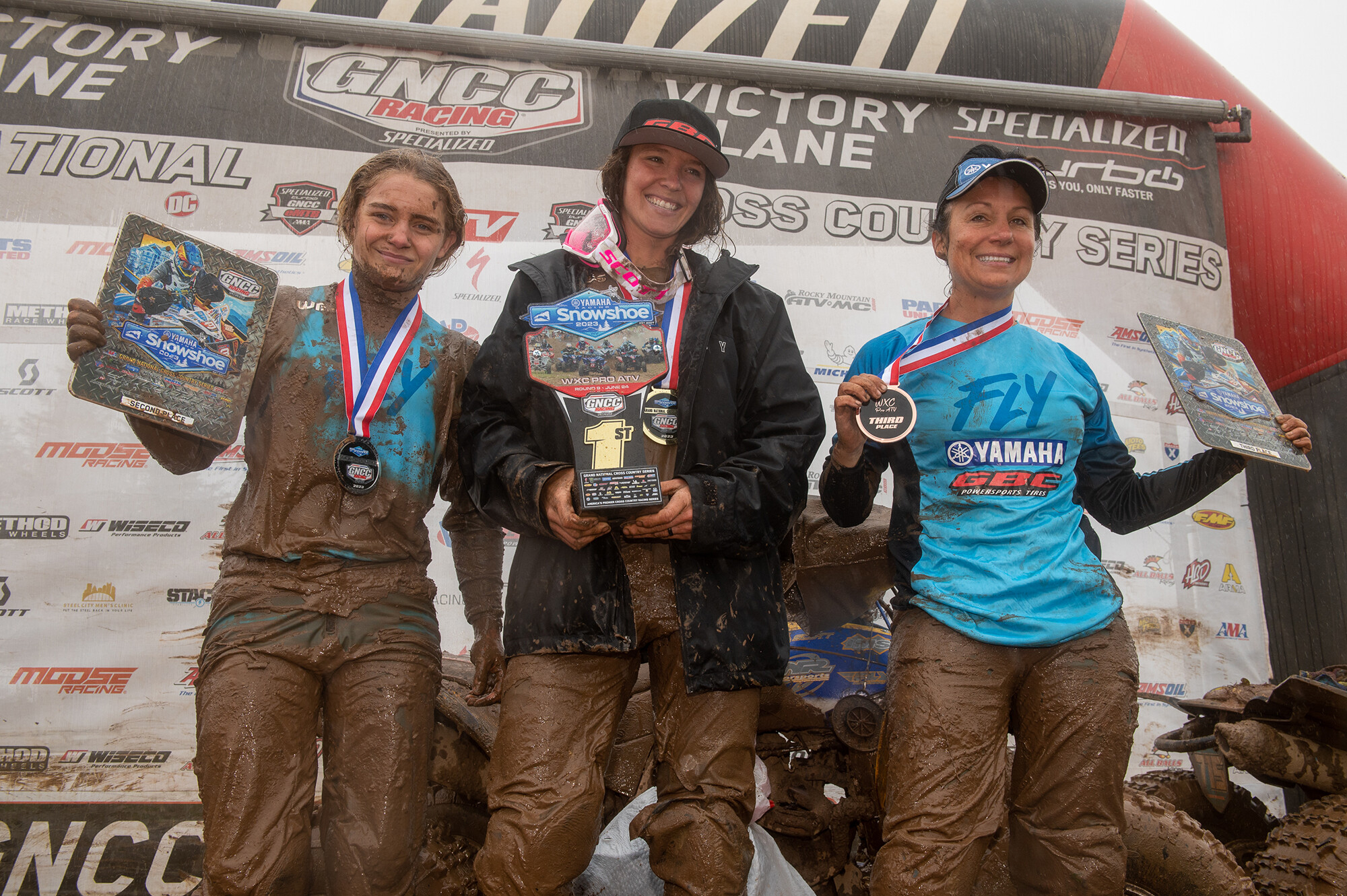 Jessica Elioff (center) earned the WXC win at Snowshoe with Hannah Hunter and Traci Pickens rounding out the top three WXC finishers.