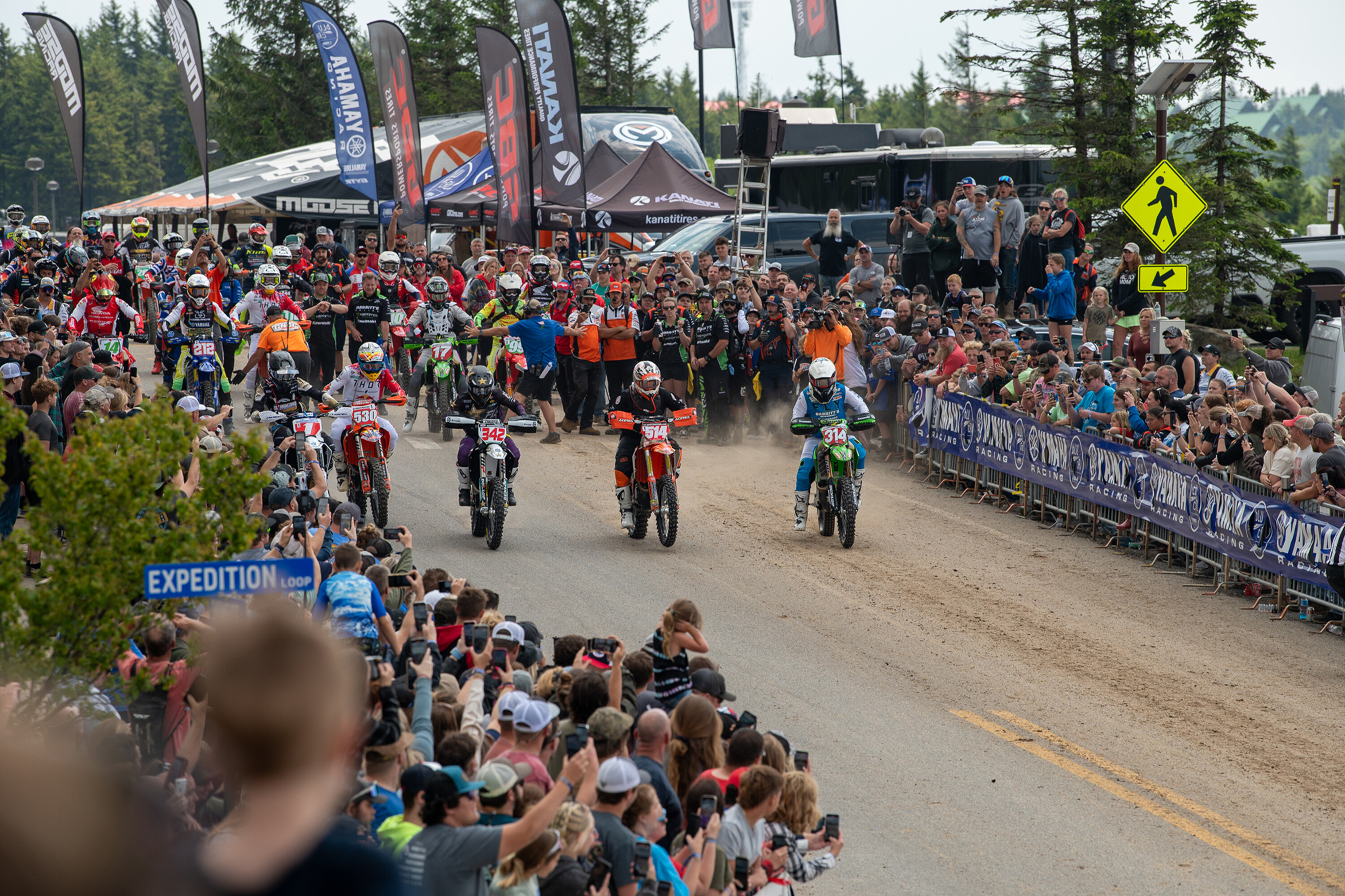 Yamaha Racing Snowshoe: Motorcycle Race Report