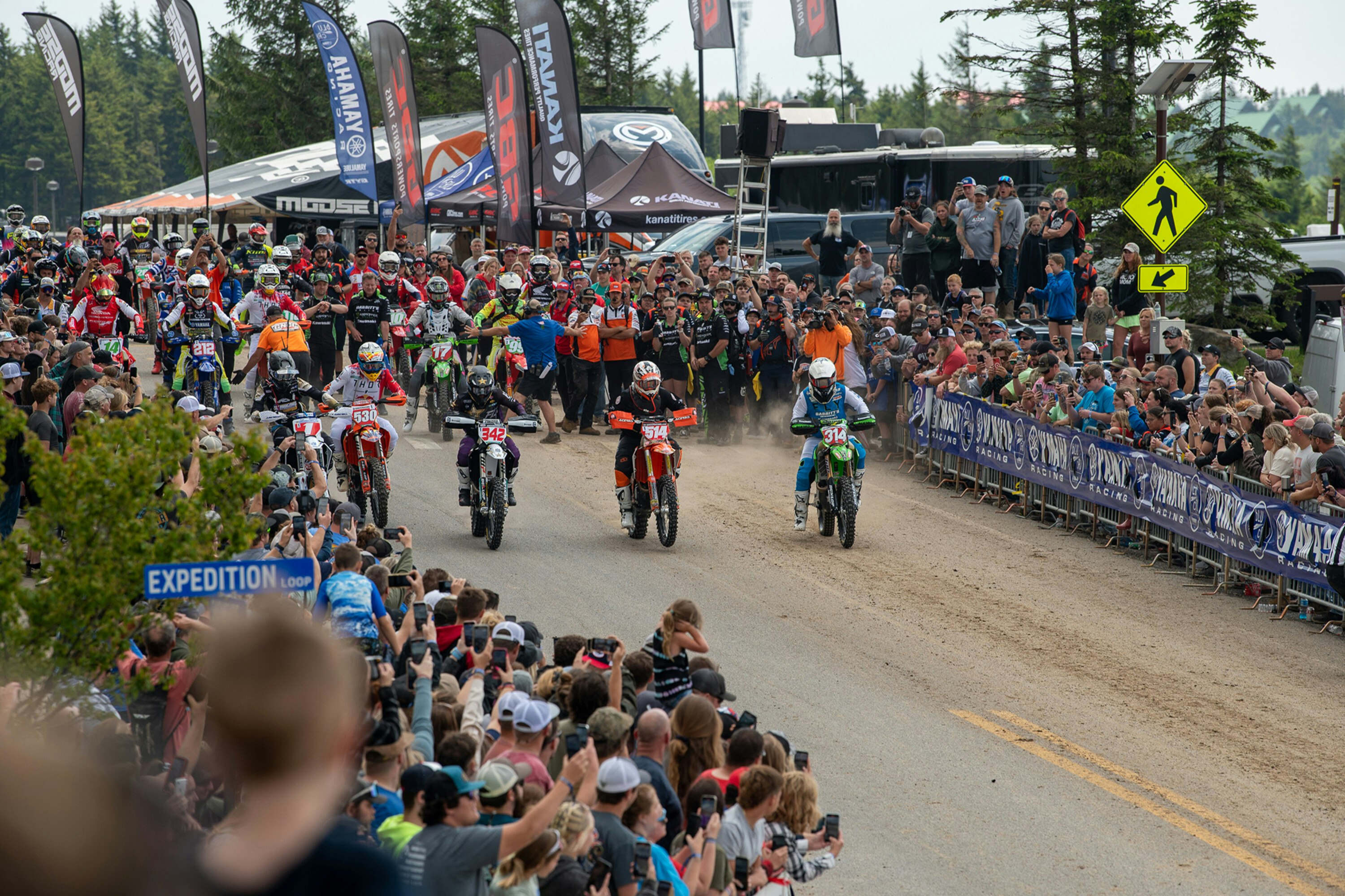 Yamaha Racing Snowshoe: Motorcycle Race Report