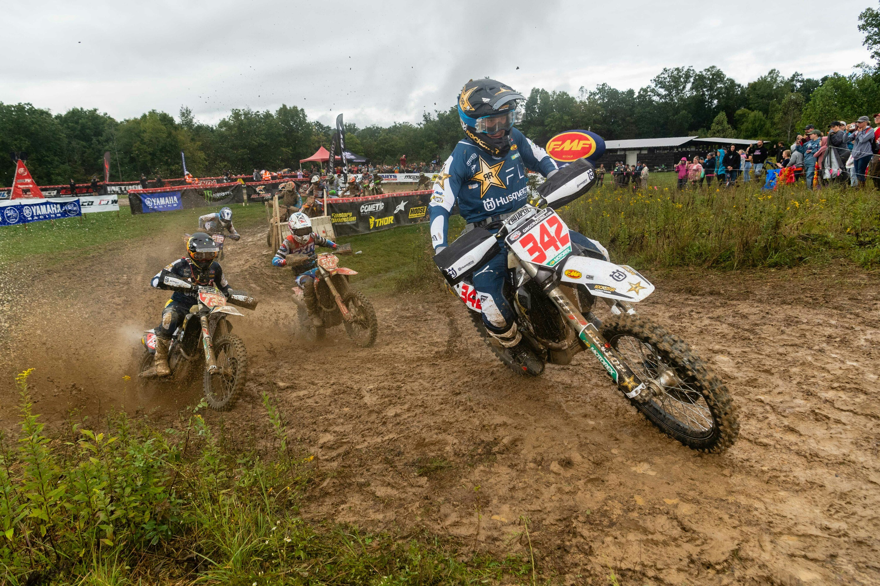 Rockstar Energy Husqvarna's Craig Delong Remains in Title Fight with P2 at The Mountaineer GNCC
