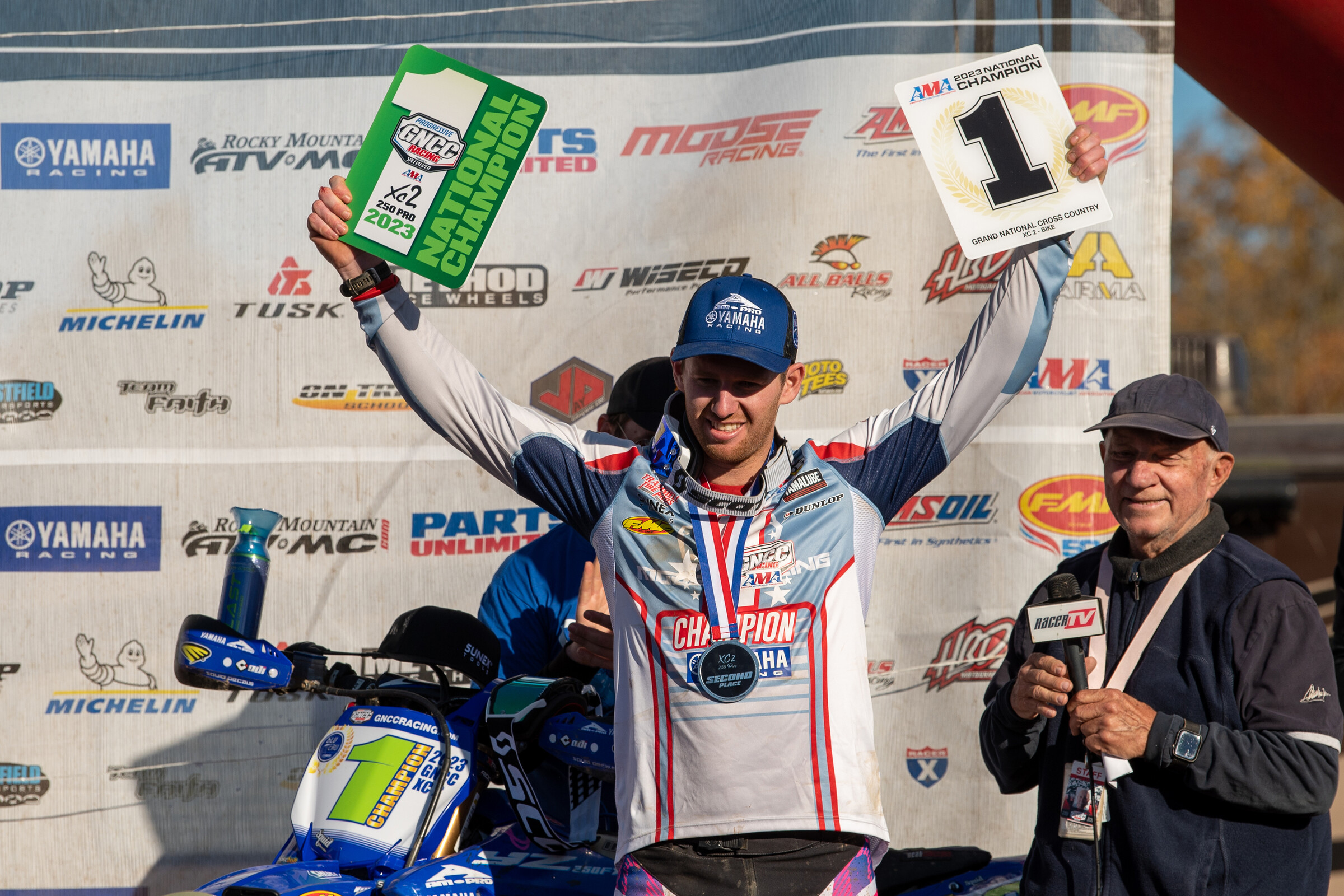 Liam Draper (AmPro Yamaha) earned his first-ever championship, and is your 2023 XC2 250 Pro National Champion.