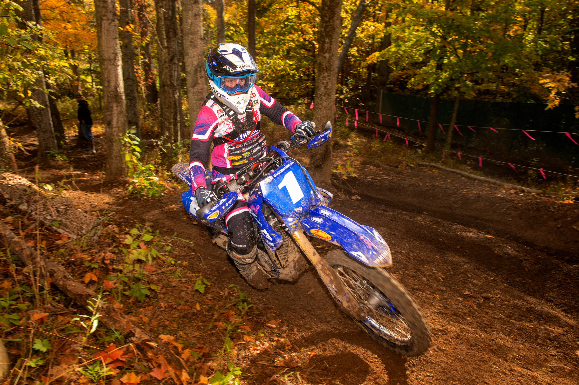 Rachael Archer (AmPro Yamaha) continued her winning ways as she earned the WXC class win at Ironman Raceway.